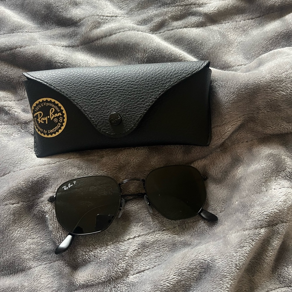 Black Hexagon Rayban Sunglasses